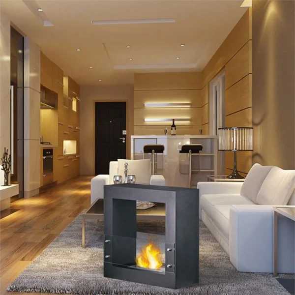 Contemporary Style Alcohol Burning Fireplace - Image 4