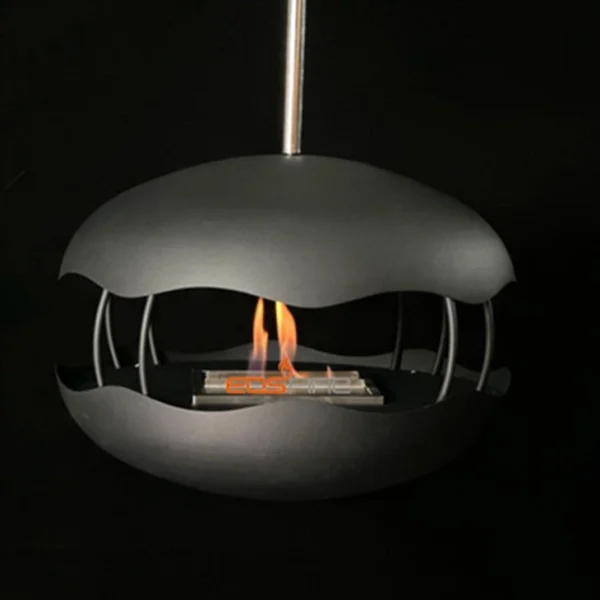 Modern Hanging Ceiling Mounted Ethanol Fireplace - 图片 2
