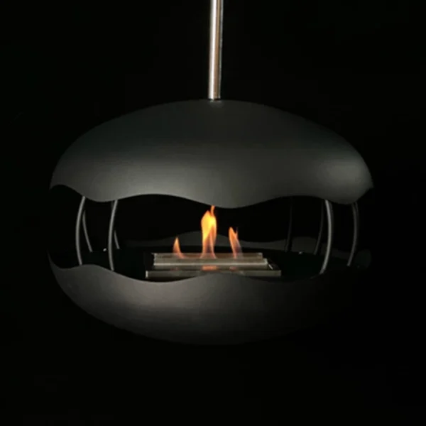 Modern Hanging Ceiling Mounted Ethanol Fireplace - 图片 3