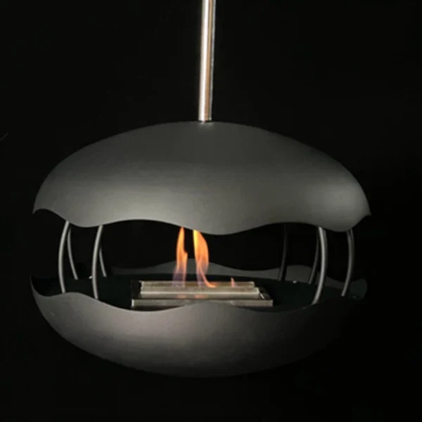 Modern Hanging Ceiling Mounted Ethanol Fireplace - 图片 4