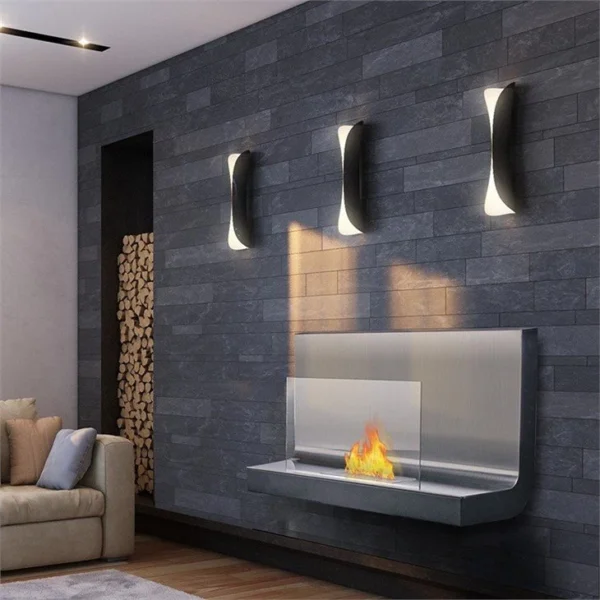 Modern Wall Hung Ethanol Fireplace - 图片 3