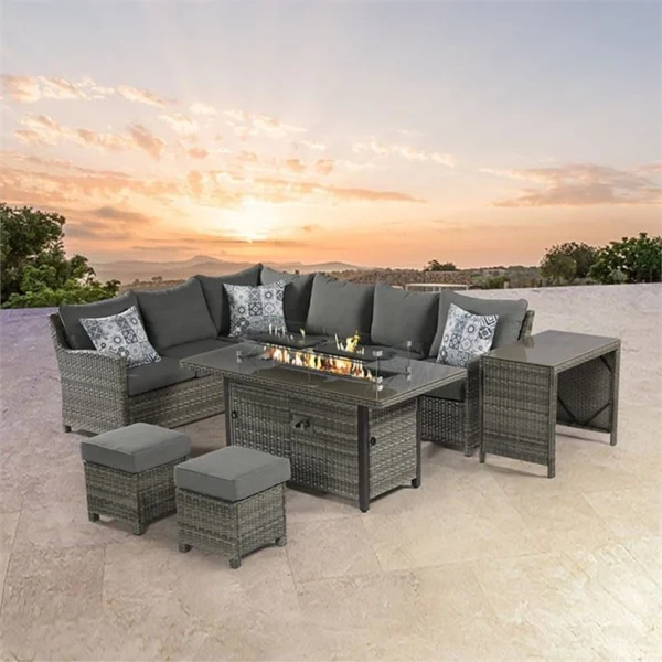 Outdoor Patio Heaters Function Table Set - Image 2