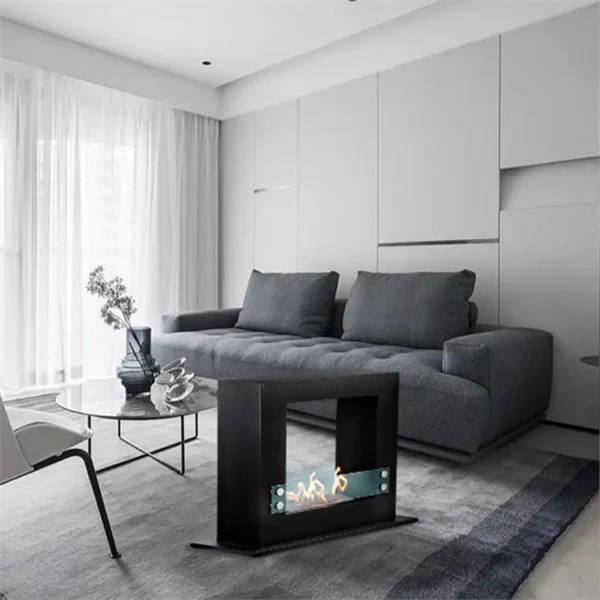 Ventless Free Standing Bio Ethanol Fireplace - 图片 2