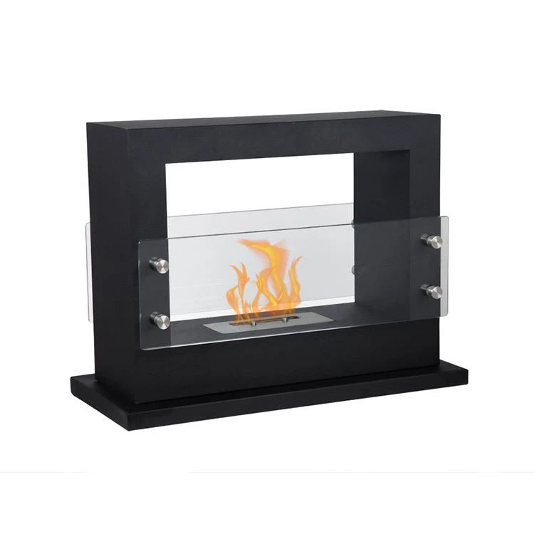 Ventless Free Standing Bio Ethanol Fireplace